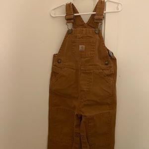 Carhartt kids canvas bib overall